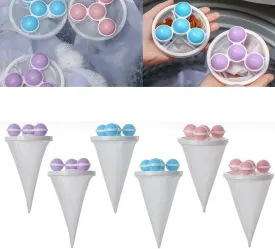 2025 Upgrade Floating Hair Filtering Mesh Removal, Floating Pet Fur Catcher, Reusable Lint Catcher Hair Remover for Laundry Washing Machine Pet Hair Catcher Filter Bag (6 PCS)