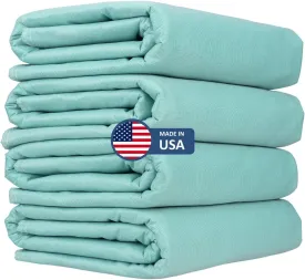 AbsorbEase Washable Underpads 34"x36" - Waterproof, Ultra-Absorbent Incontinence Bed Pads for Adults, Seniors, Kids, Pets, Reusable Pee Pads, Odor Neutralizing, Latex-Free, USA Made (Pack of 4)