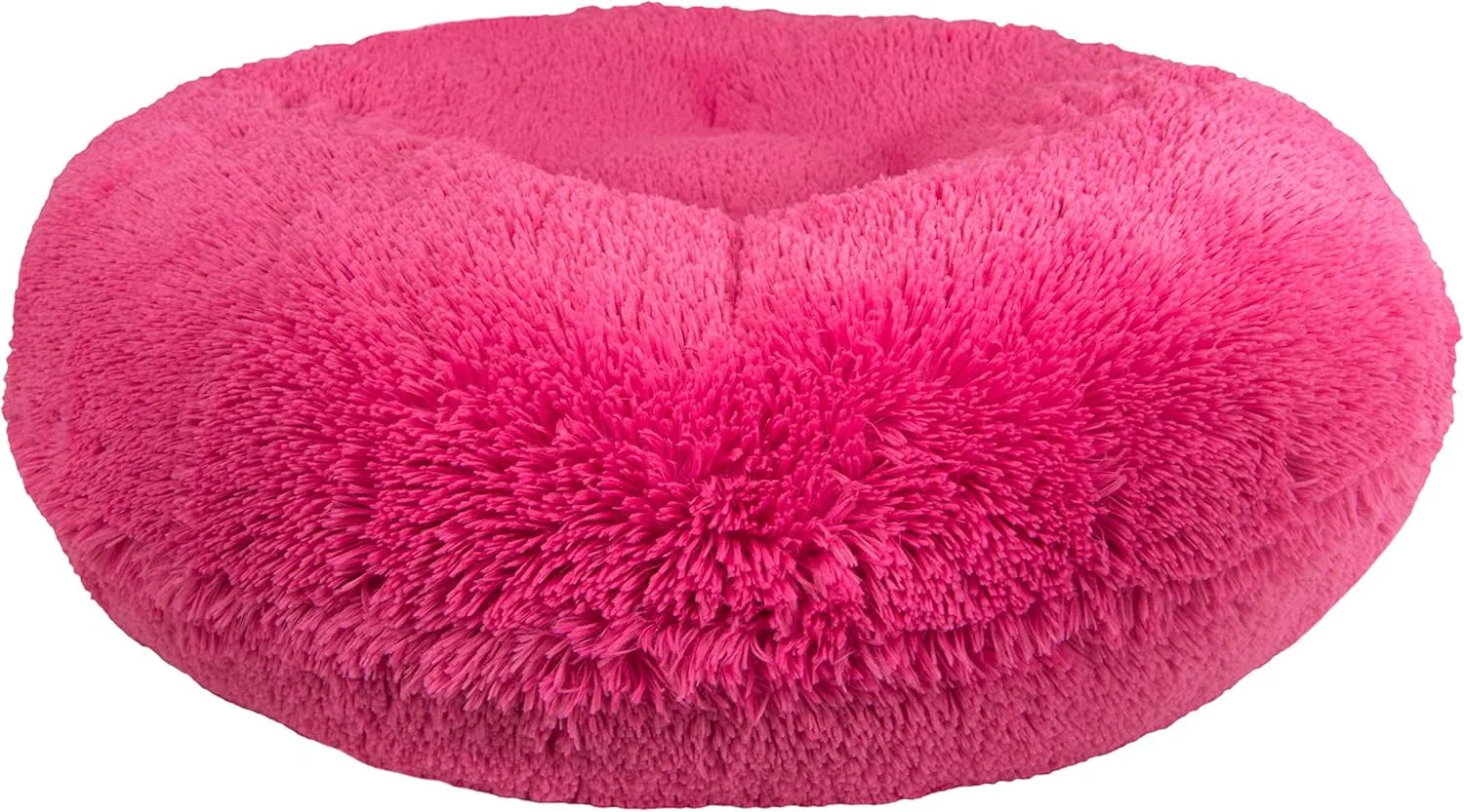 Bessie and Barnie Signature Lollipop Luxury Shag Extra Plush Faux Fur Bagel Pet / Dog Bed (Multiple Sizes)
