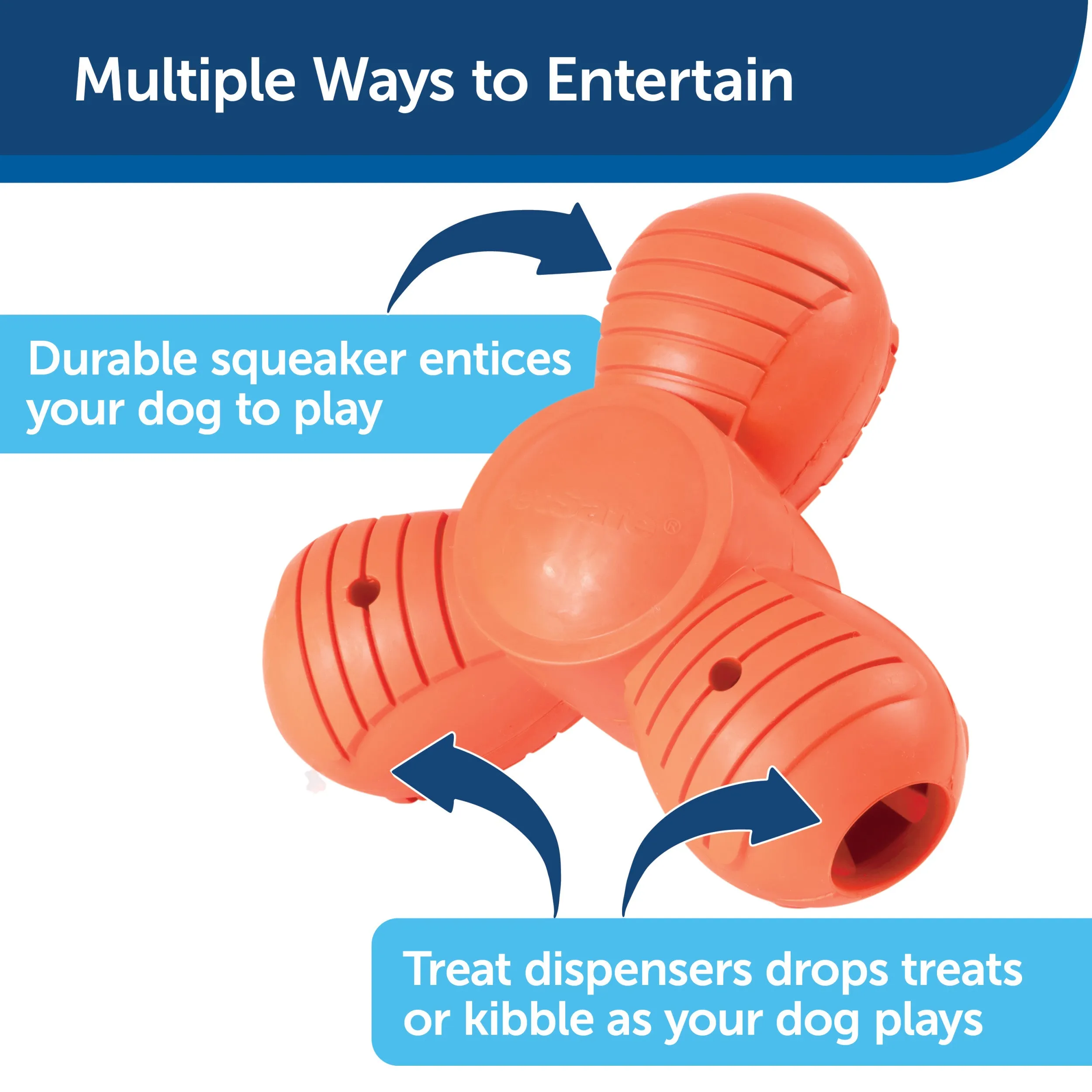 Busy Buddy® Squeak ‘n Treat Troog