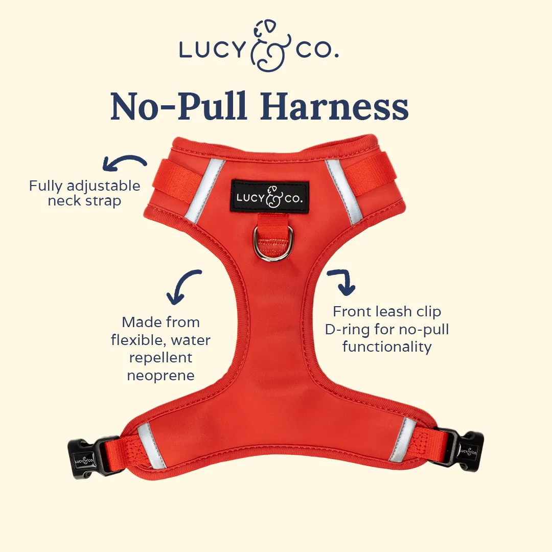 Cheery Red No-Pull Harness