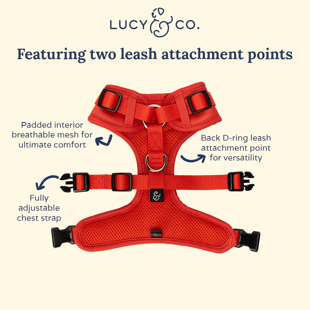 Cheery Red No-Pull Harness