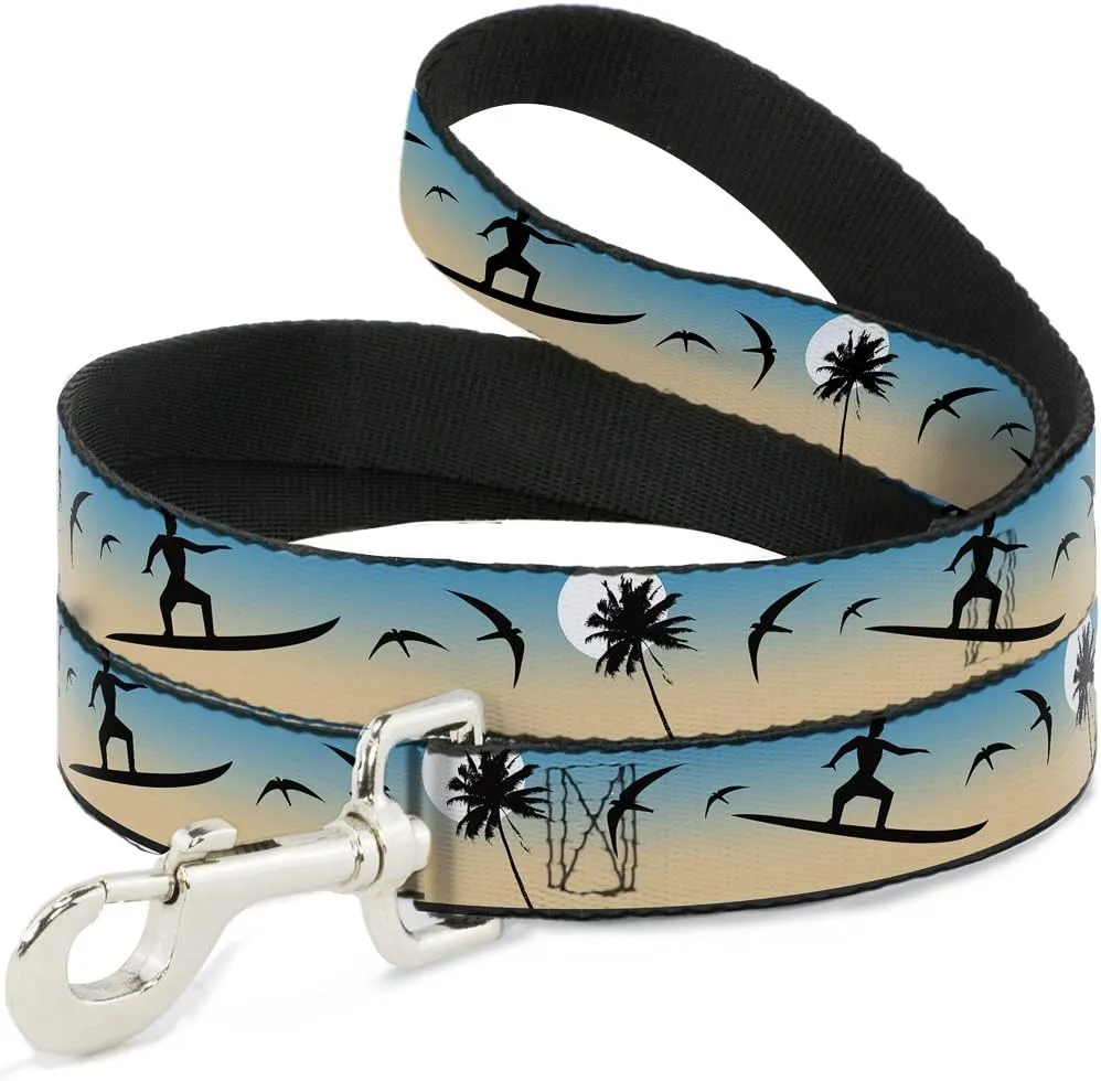 Dog Leash Beach Surfer 6 Feet Long 0.5 Inch Wide