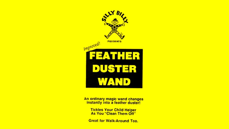 Feather Duster Wand (RED)- Silly Billy