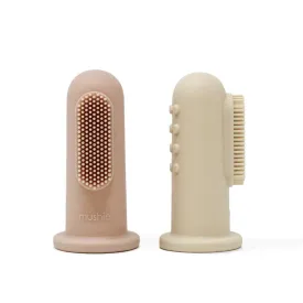 Finger Toothbrush (Soft Lilac/Ivory)