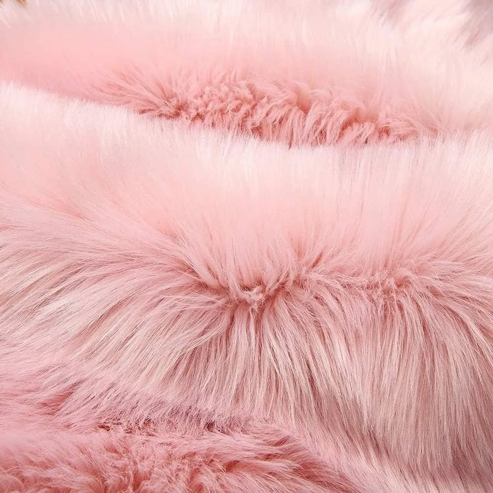 Fluffy Small Dog Cat Bed Mat Plush Faux Fur Pet Bed Mat for Dogs & Cats - Soft & Fluffy Dog Rug, Sheepskin Rug, Luxurious Faux Fur Ultra Cozy for Dogs & Cats