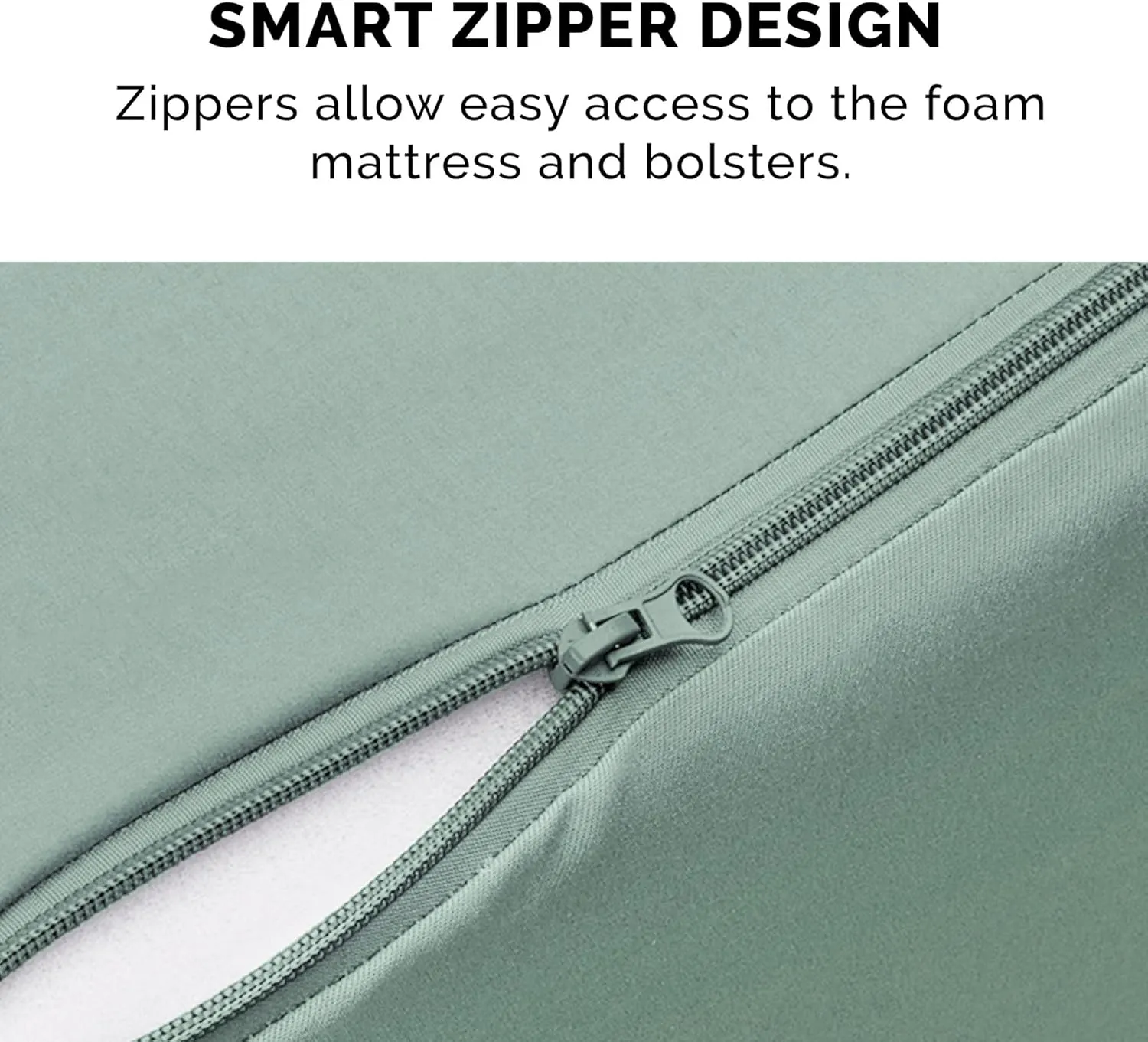 Furhaven Orthopedic Dog Bed for Large Dogs w/ Removable Bolsters & Washable Cover, For Dogs Up to 95 lbs - Pinsonic Quilted Paw L Shaped Chaise - Iceberg Green, Jumbo/XL