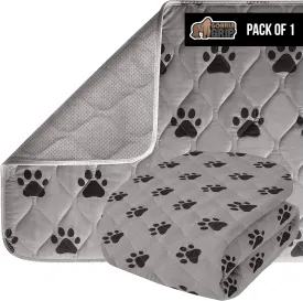 GORILLA GRIP Washable Puppy Pads, Slip Resistant Dog Crate Mat, Waterproof Cloth Pee Pad for Training Puppies in Playpen, Reusable Pet Incontinence Blanket, Protects Sofa, Furniture, Floors, 22x16