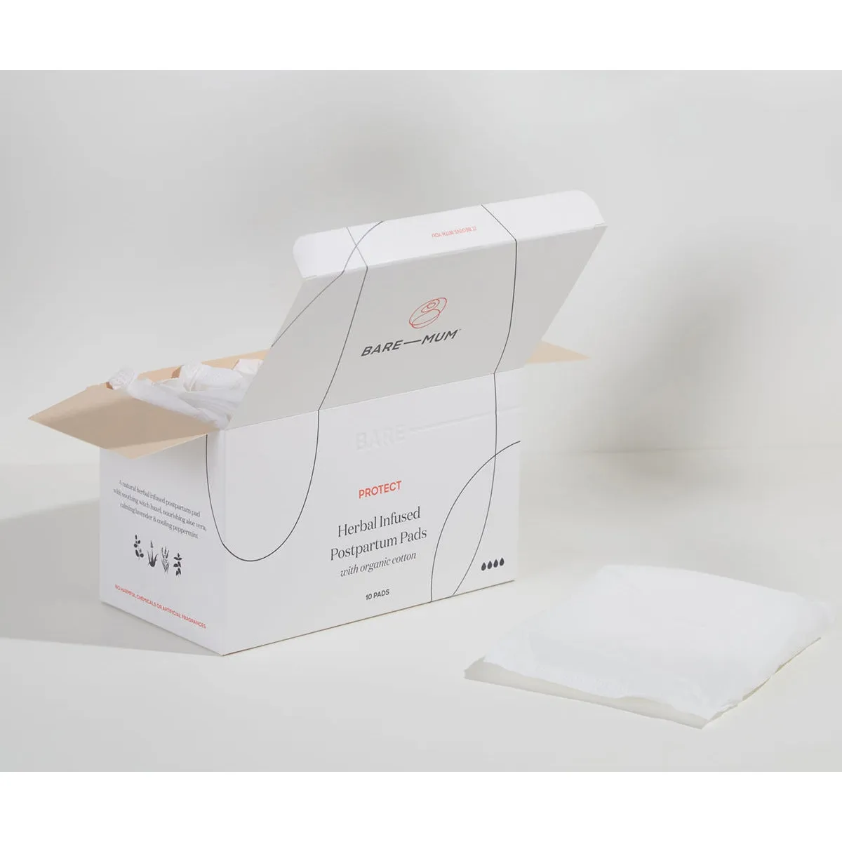 Herbal Infused Postpartum Pads 10pk