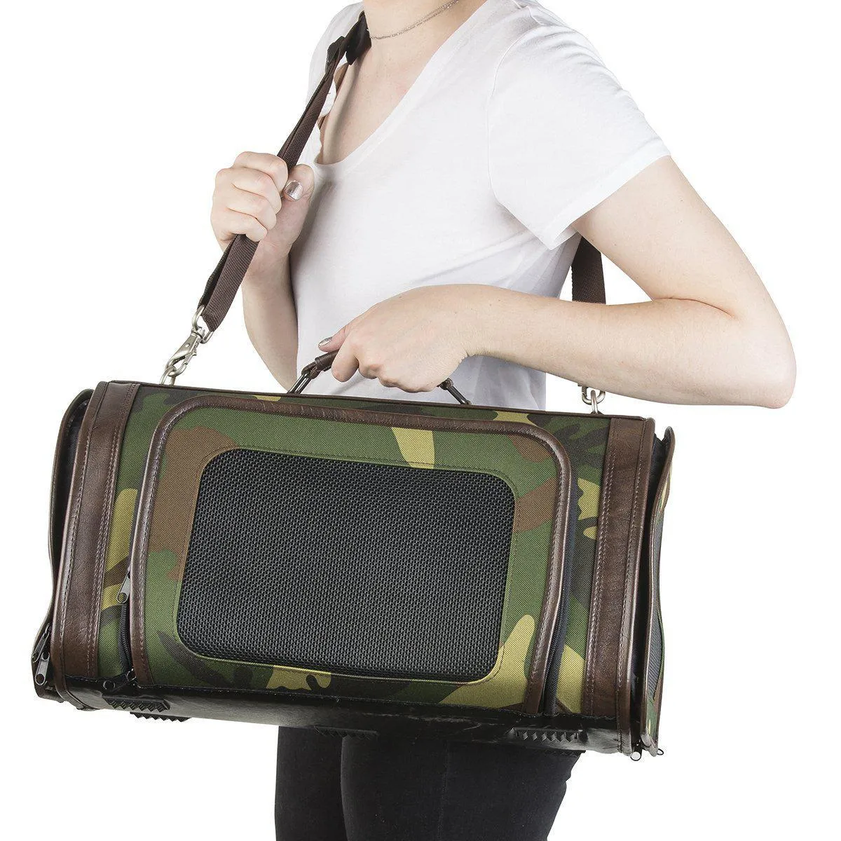 Kelle Travel Pet Carrier: Camo