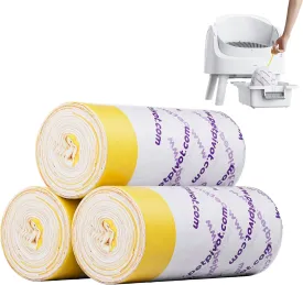 Litter Box Liners for AutoScooper 11 Open Top Self Cleaning Litter Box, 3 Rolls 60 pcs
