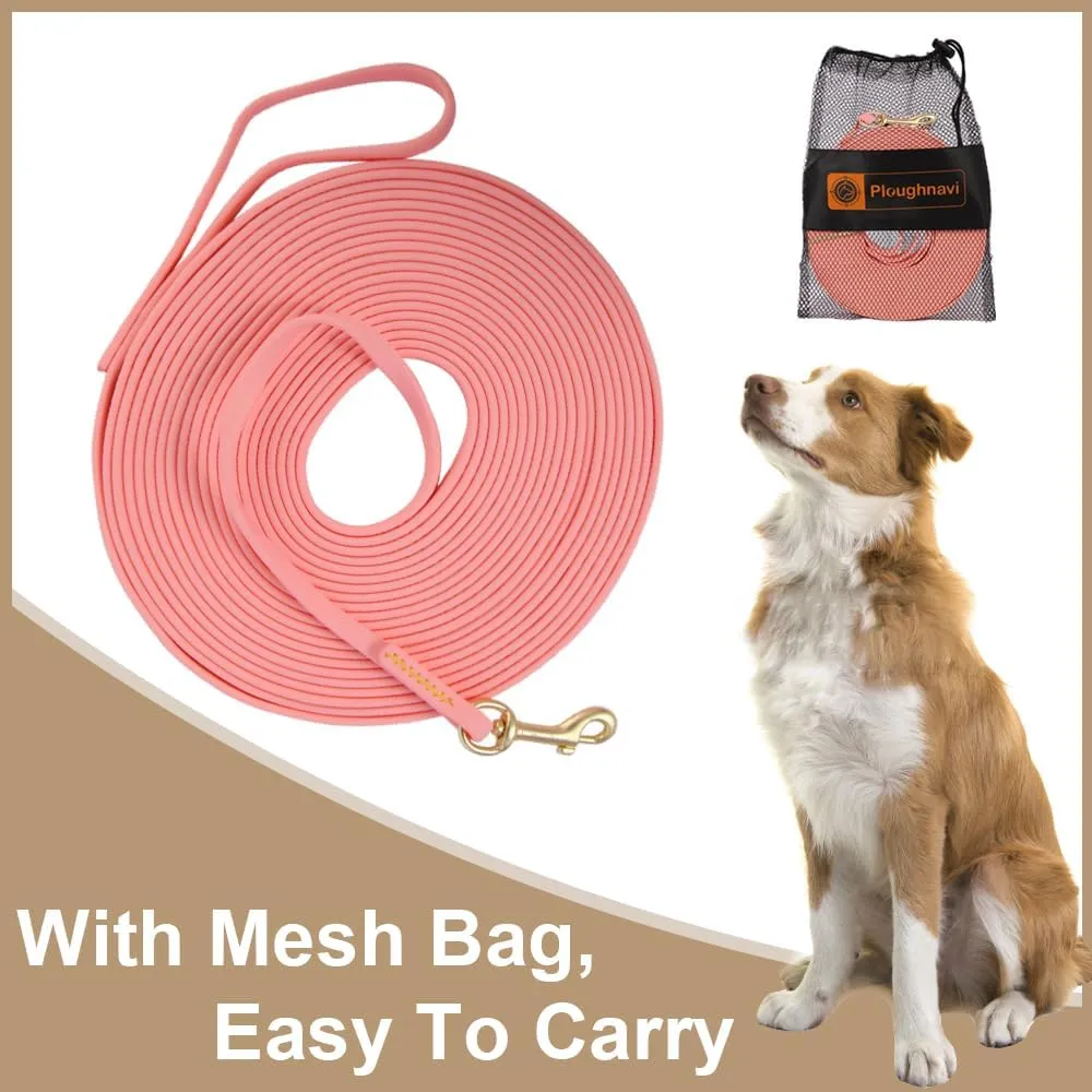 Long Leash Waterproof Dog Training Leash, Outdoor Longline Dog Leash for Training, Yard, Play, Beach, Camping