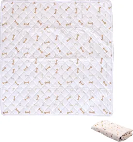 Meow&Woof Reusable Puppy Pads - Washable Pee Pads for Dogs 100% Waterproof Square Playpen Mat, Super Absorbent and Durable Reusable Pee Pads for Dogs 36 Inch 1 Pack