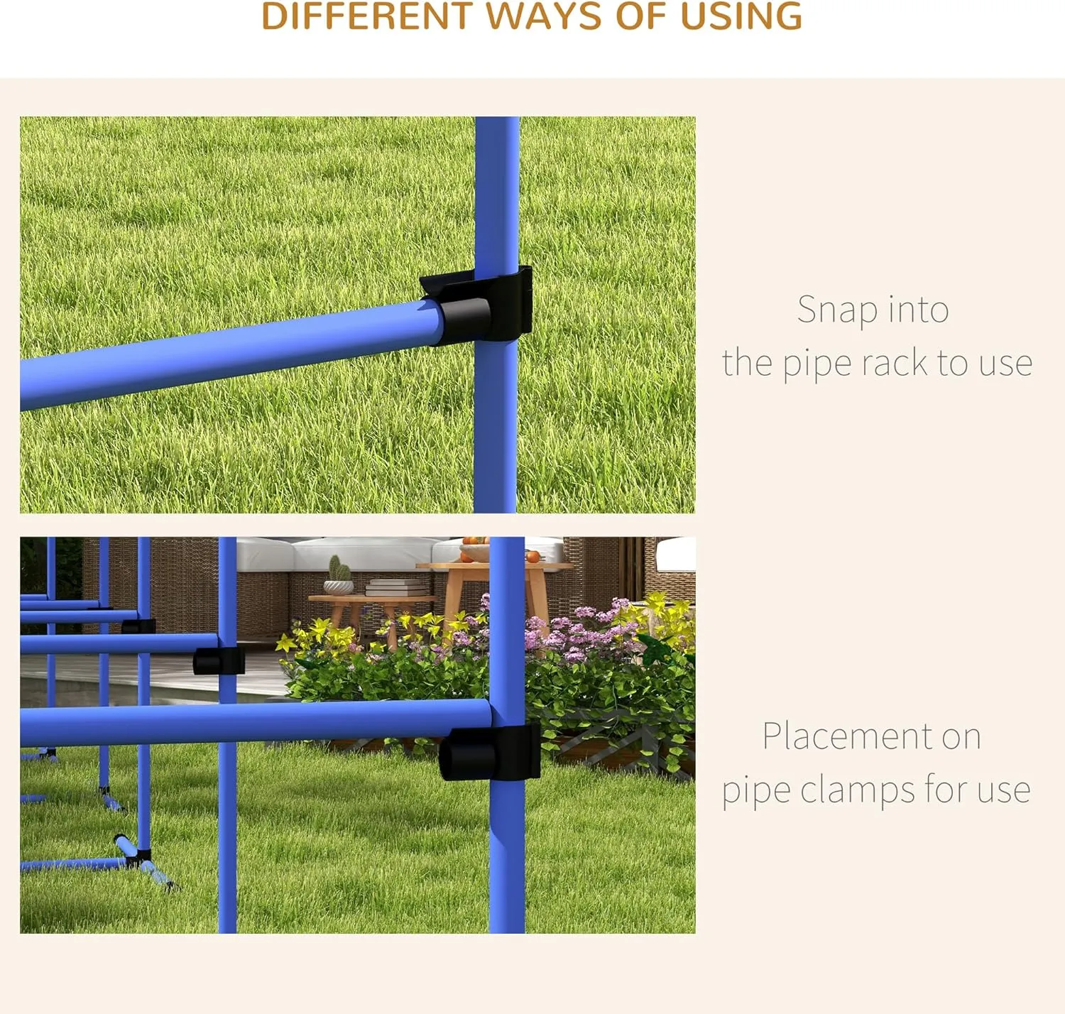 PawHut 8 Piece Dog Agility Training Equipment for Dog Agility Course with Adjustable Height Jump Bars, Included Carry Bag, & Displacing Top Bar, Blue