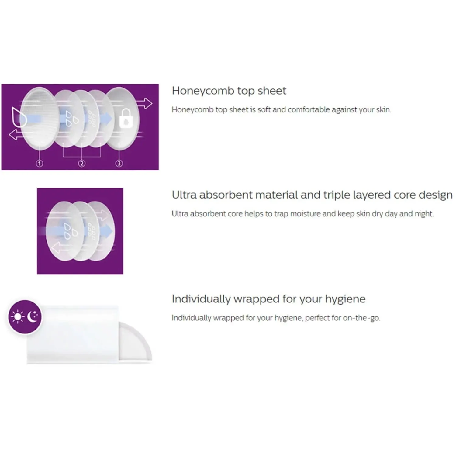 Philips Avent Maximum Comfort Breast Pads, 60 Count