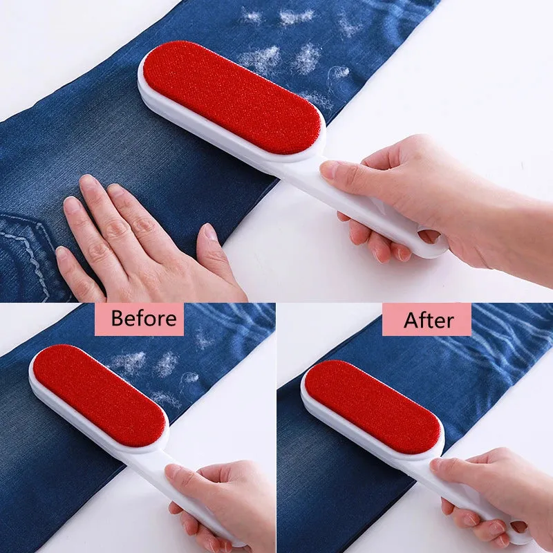Reusable Double-Sided Lint Remover Brush