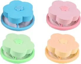 Reusable Washing Machine Lint Catcher Floating Lint Mesh Bag Pet Hair Lint Mesh Remover Washer Lint Traps Bag Hair Filter Net Household Tool