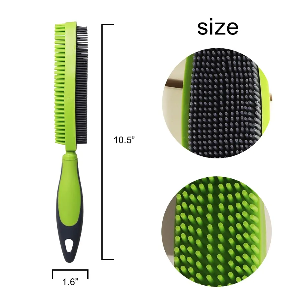 Rubber Pet Hair Removal Brush for Couch Clothes Dog Cat Pet