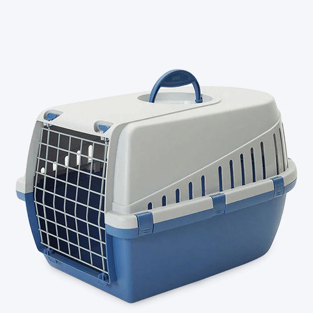 Savic Carrier - Atlantic Blue - 22 x 15 x 13 Inch - Holds up to 7 kg