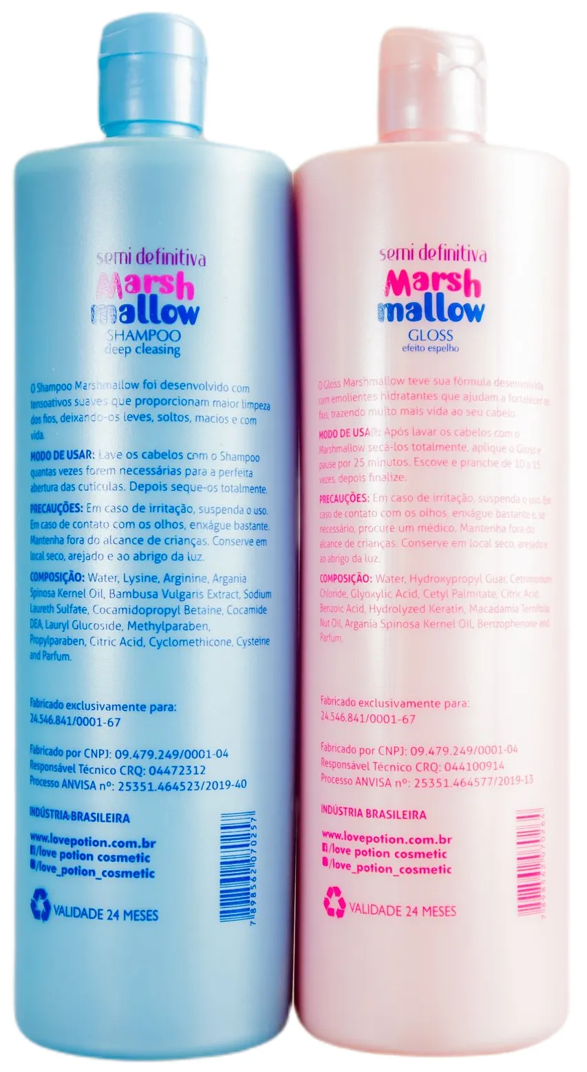 Semi Definitive Marshmallow Progressive Argan Mirra Monoi 2x1L - Love Potion
