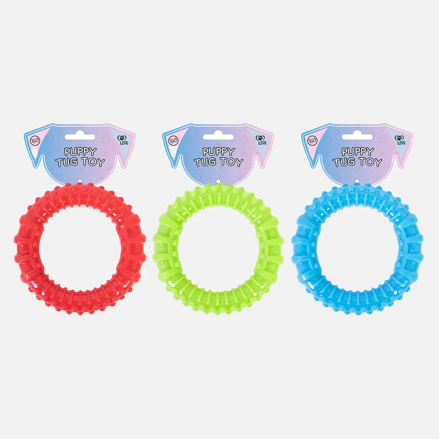 Small Dog & Puppy Rubber Ring Toy