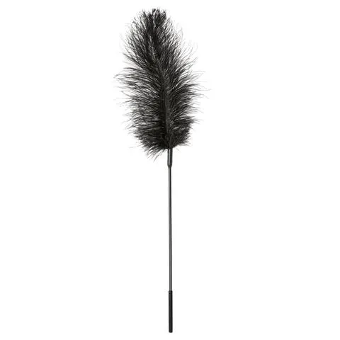 Sportsheets Black Ostrich Feather Tickler