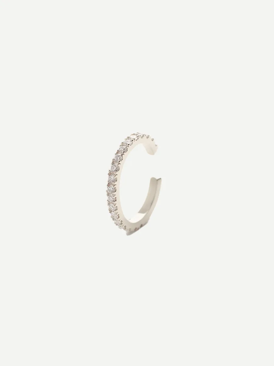 Stella Ear Cuff w/ White Diamonds