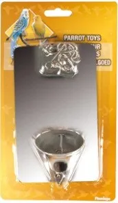 TOY FOR PARROT MIRROR STRAIGHT   BELL XL