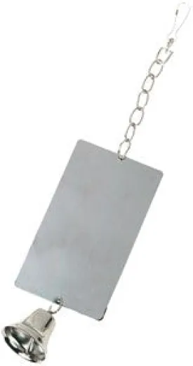TOY FOR PARROT MIRROR STRAIGHT   BELL XL