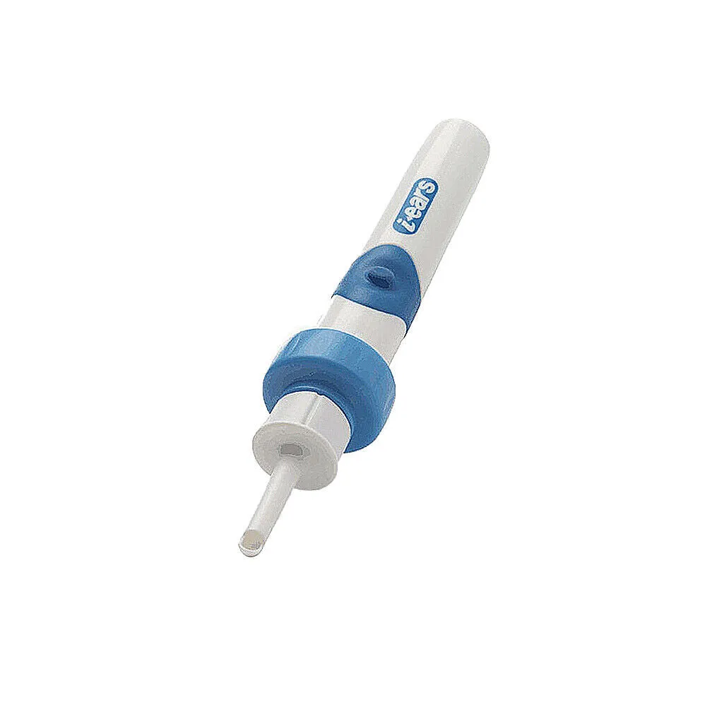 US 1-4 Electric Cordless Vacuum Ear Cleaner Wax Remover Painless Tool w/ Battery