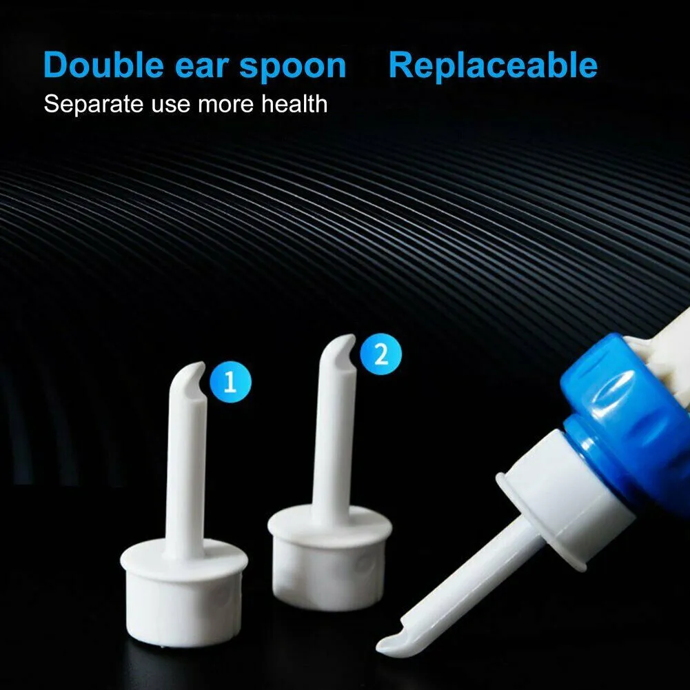 US 1-4 Electric Cordless Vacuum Ear Cleaner Wax Remover Painless Tool w/ Battery